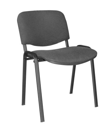 Gray Padded Side Chair